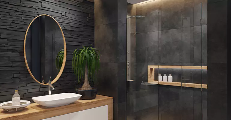 Bathroom Floor Tile Remodel in Stamford