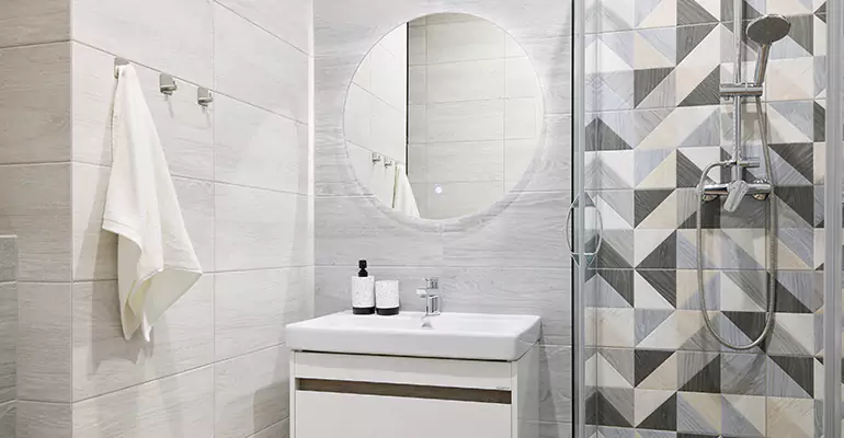 Small Master Bathroom Remodel in Stamford